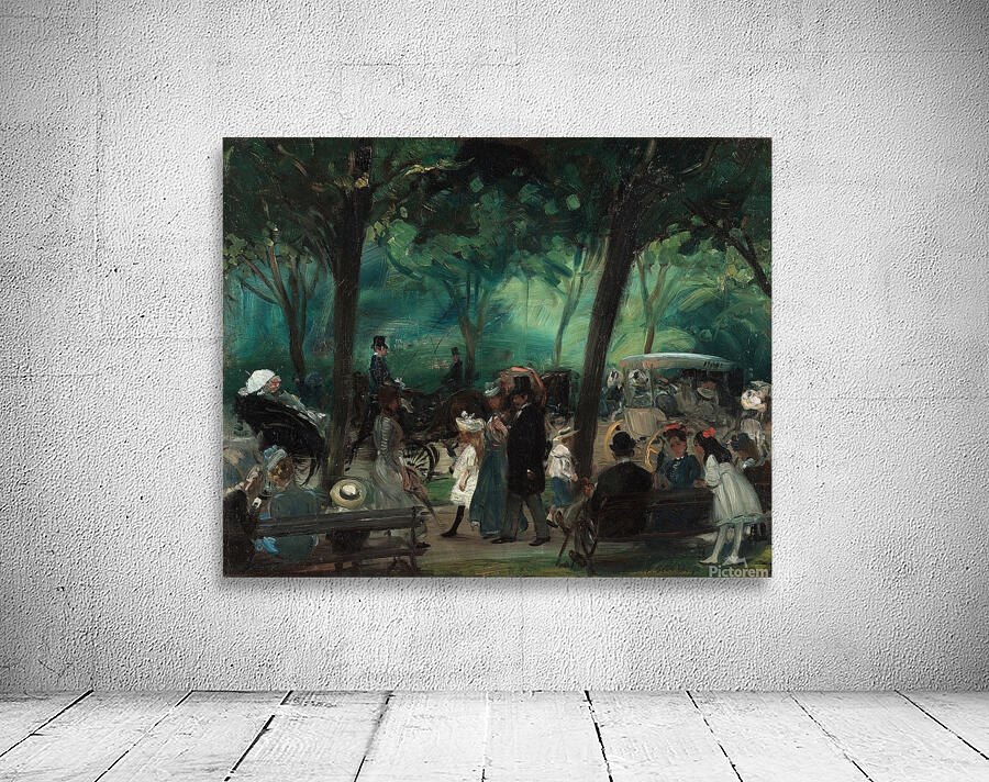 The Drive. Central Park [c. 1905] by William James Glackens [1870–1938] Wall Preview