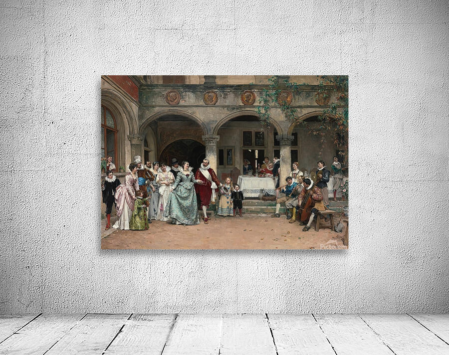 Les Noces D’argent [1879] by Adrien Moreau [1843–1906] Wall Preview