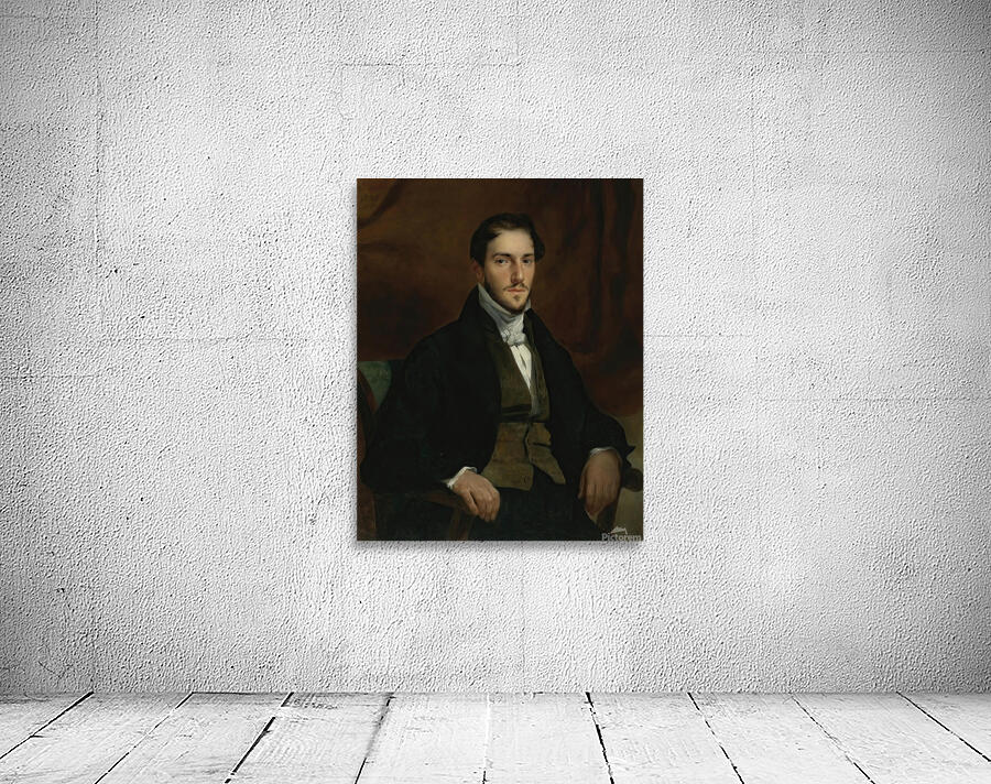 Portrait Of Félix Guillemardet [1835] by Eugène Delacroix [1798–1863] Wall Preview