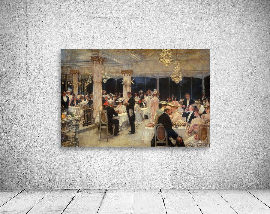 Armenonville. Le soir du Grand–Prix. [1905] by Henri Gervex [1852–1929] Wall Preview