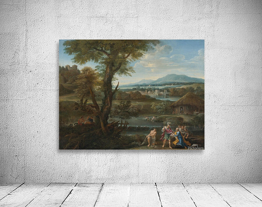 Polycrates Finding His Ring In The Fish [17th Century] by Roman School [16th–20th Century] Wall Preview