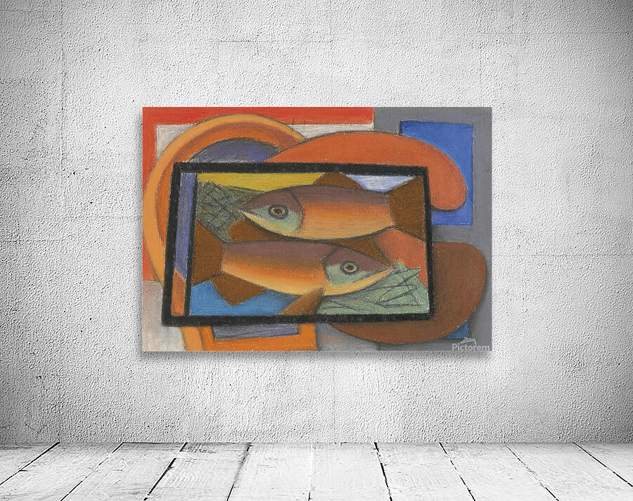 Study for Fish in Glass Case by Mark Gertler [1891–1939] Wall Preview