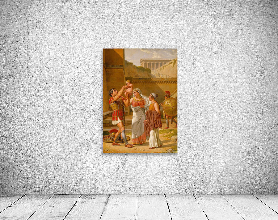 Hector’s Farewell To Andromache [1813–1816] by Christoffer Wilhelm Eckersberg [1783–1853] Wall Preview