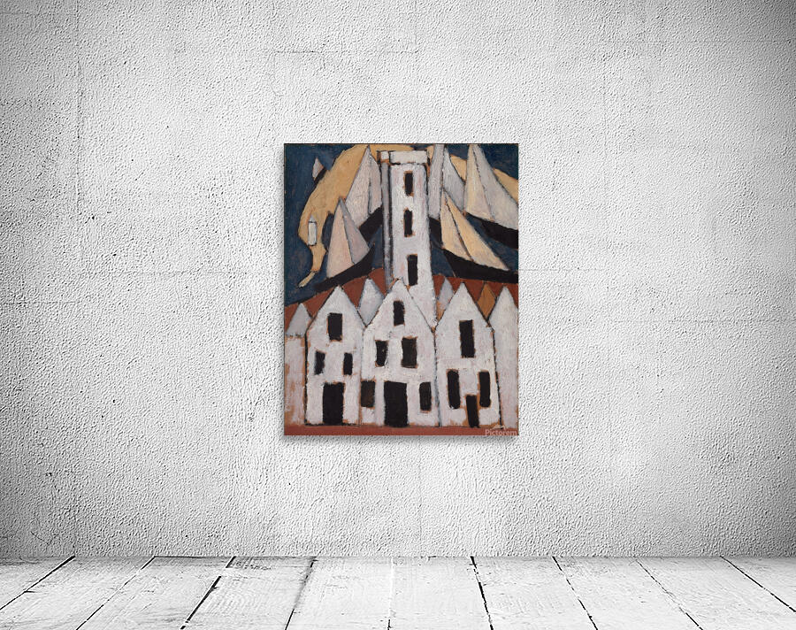 Movement No. 5. Provincetown Houses [1916] by Marsden Hartley [1877–1943] Wall Preview