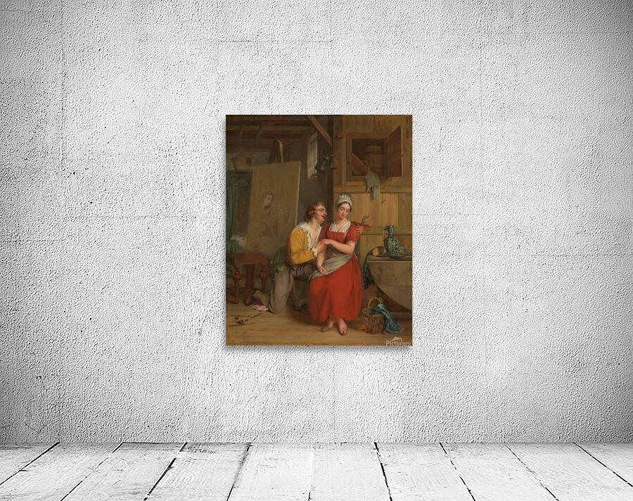 Anthony van Dyck wooing his Model [1827] by Gustaf Wappers [1803–1874] Wall Preview