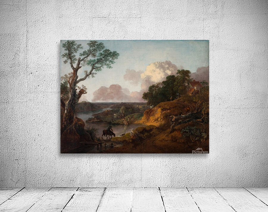 View in Suffolk [c. 1755] by Thomas Gainsborough [1727–1788] Wall Preview