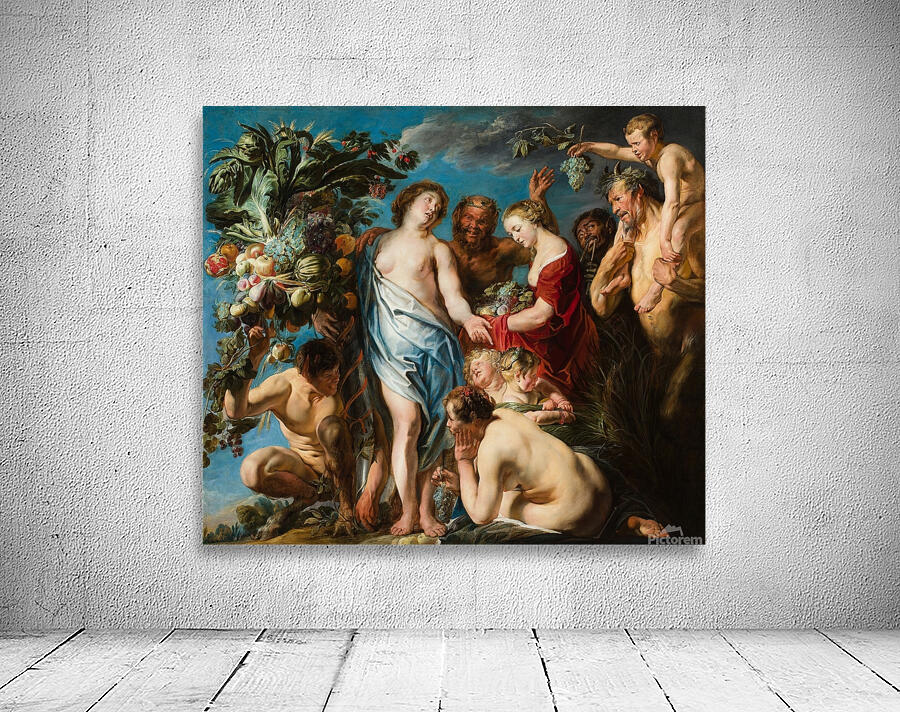 An Allegory of Fruitfulness [1620–1629] by Jacob Jordaens [1593–1678] Wall Preview