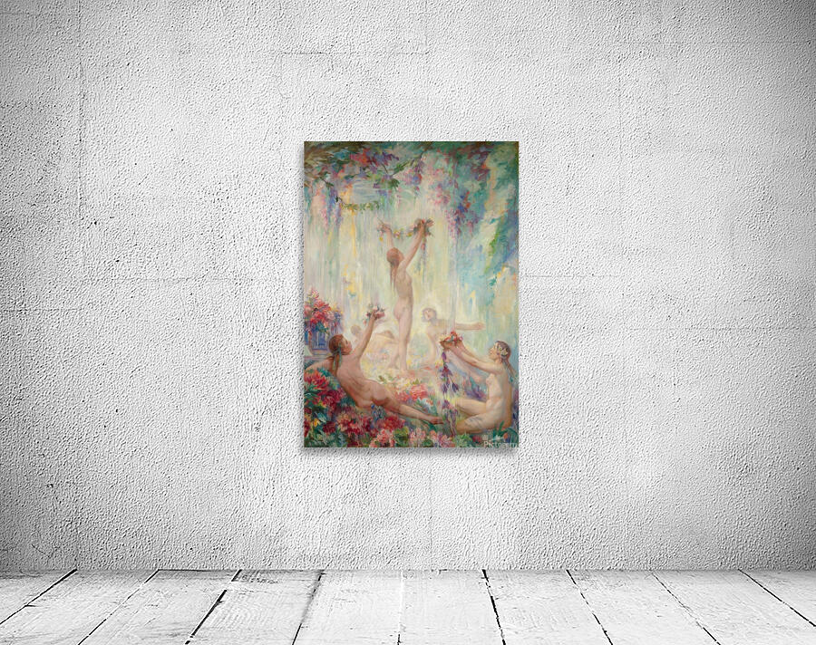 The Maidens Of Spring [1932] by Jean Ubaghs [1852–1937] Wall Preview
