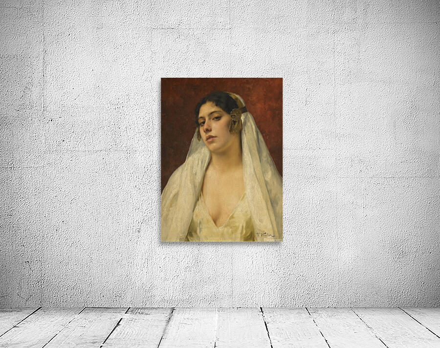 An Oriental Beauty by Franz Xaver Kosler [1864–1905] Wall Preview