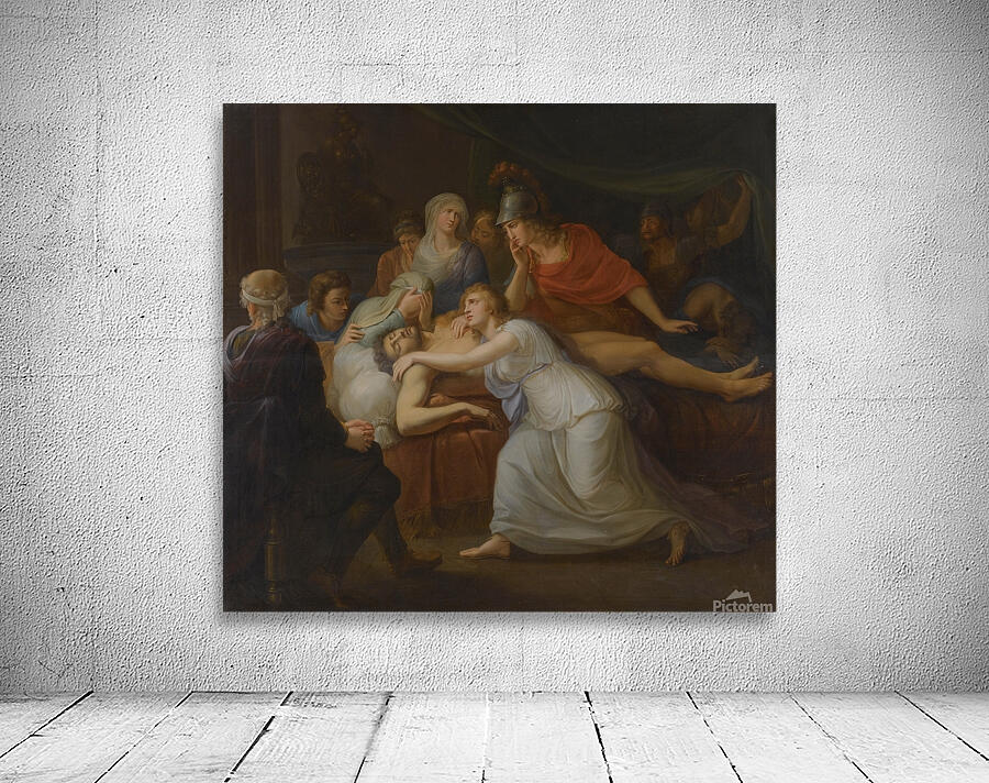 Andromache Lamenting The Death Of Hector by Circle Of Heinrich Friedrich Füger [1751–1818] Wall Preview