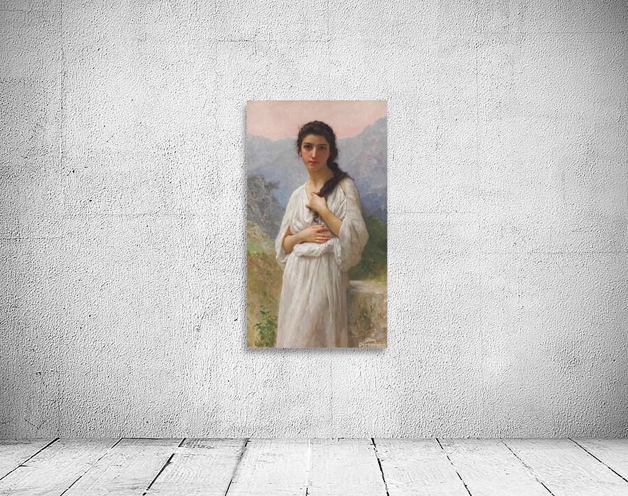 L’Attente [1901] by William Bouguereau [1825–1905] Wall Preview