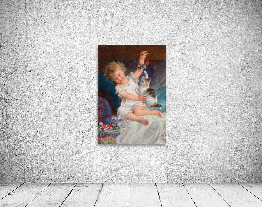 Playtime [1886] by Émile Munier [1840–1895] Wall Preview