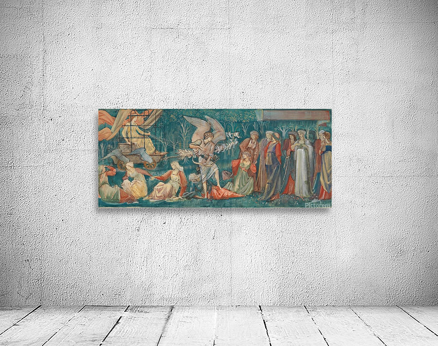 The Passing of Venus [1898] by Sir Edward Coley Burne–Jones [1833–1898] Wall Preview