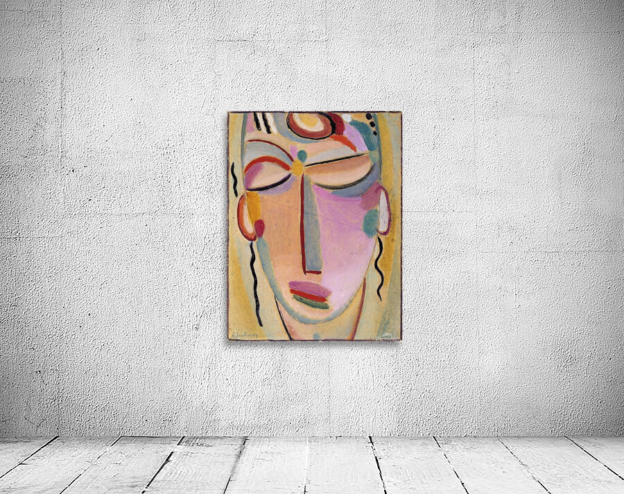 Mystical head. Meditation [1918] by Alexej von Jawlensky [1864–1941] Wall Preview