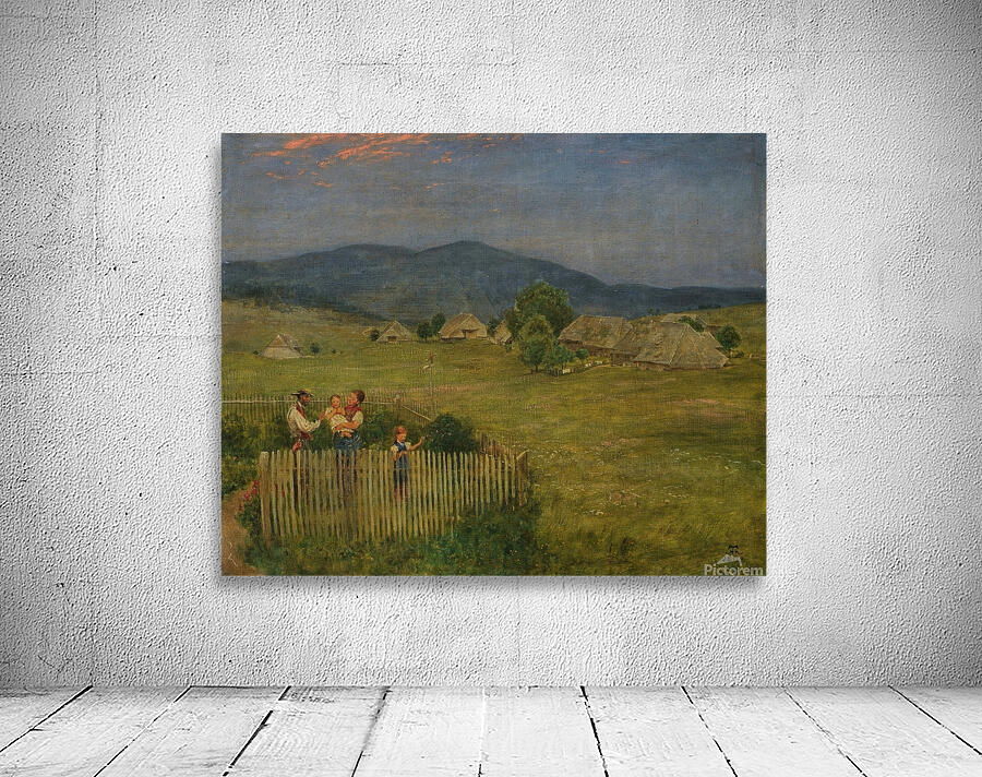 Little Garden in the Black Forest [1879] by Hans Thoma [1839–1924] Wall Preview