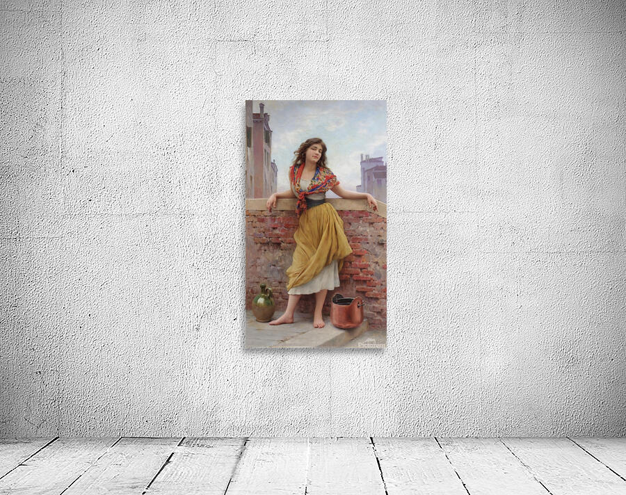 The Watercarrier [1908] by Eugen von Blaas [1843–1931] Wall Preview