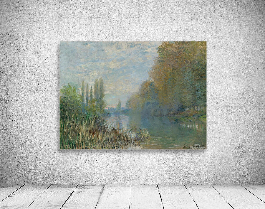 Bords De La Seine En Automne [1876] by Claude Monet [1840–1926] Wall Preview