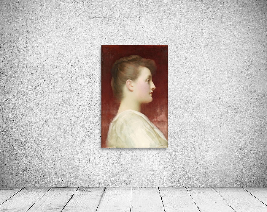 Girl in profile by Frederic Leighton [1830–1896] Wall Preview
