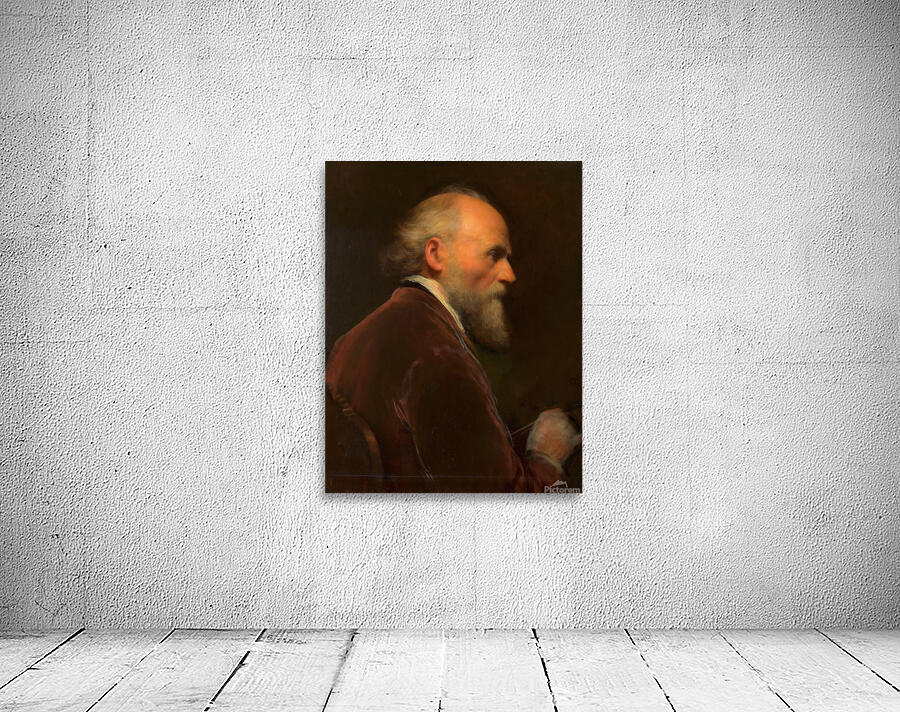 Selbstbildnis Friedrich von Amerling [1870] by Friedrich von Amerling [1803–1887] Wall Preview