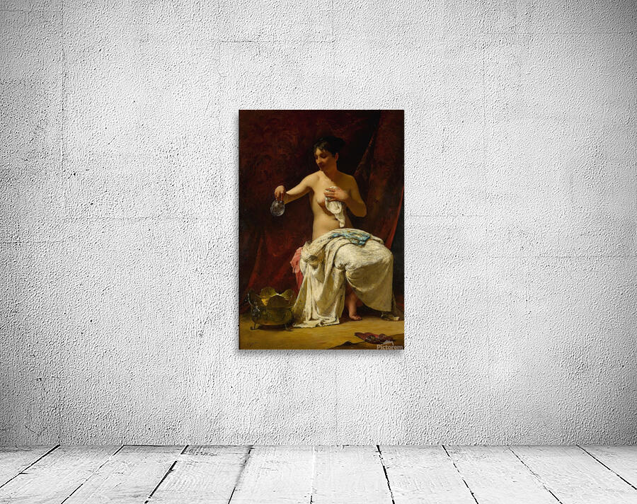 A Lady At Her Toilette [1877] by Henry Lerolle [1848–1929] Wall Preview