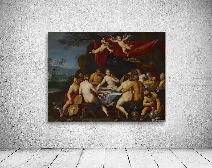 The Wedding Feast Of Bacchus And Ariadne by Marten Pepijn [1575–ca. 1643] Wall Preview