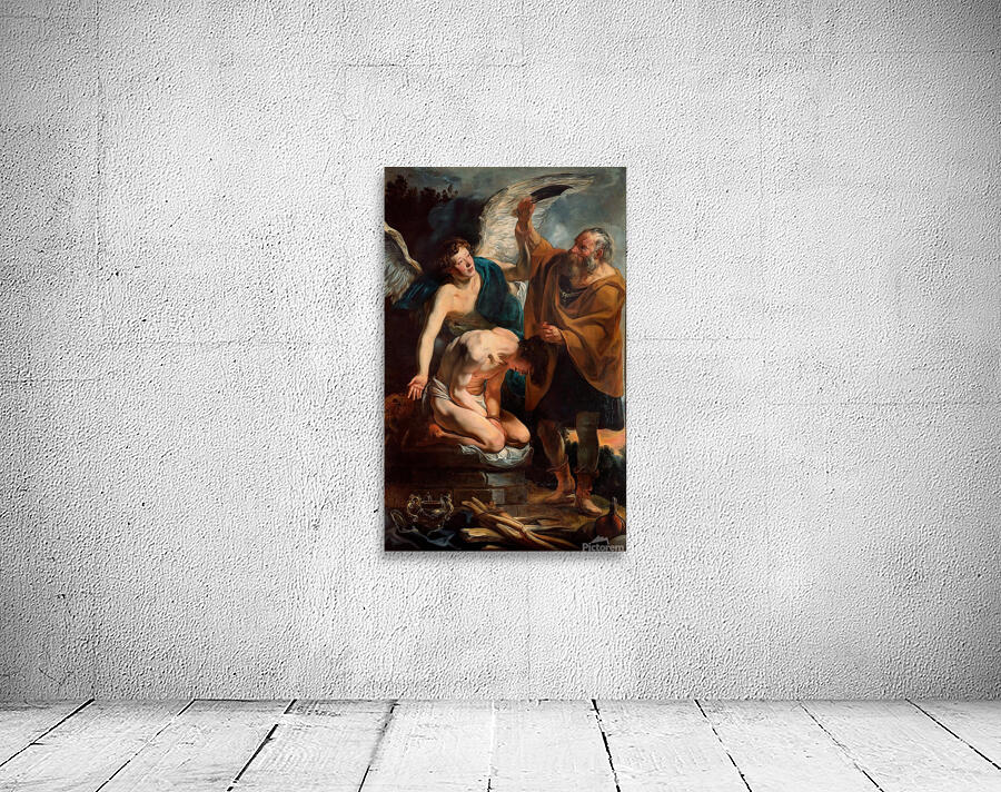 The Sacrifice of Isaac [1625] by Jacob Jordaens [1593–1678] Wall Preview