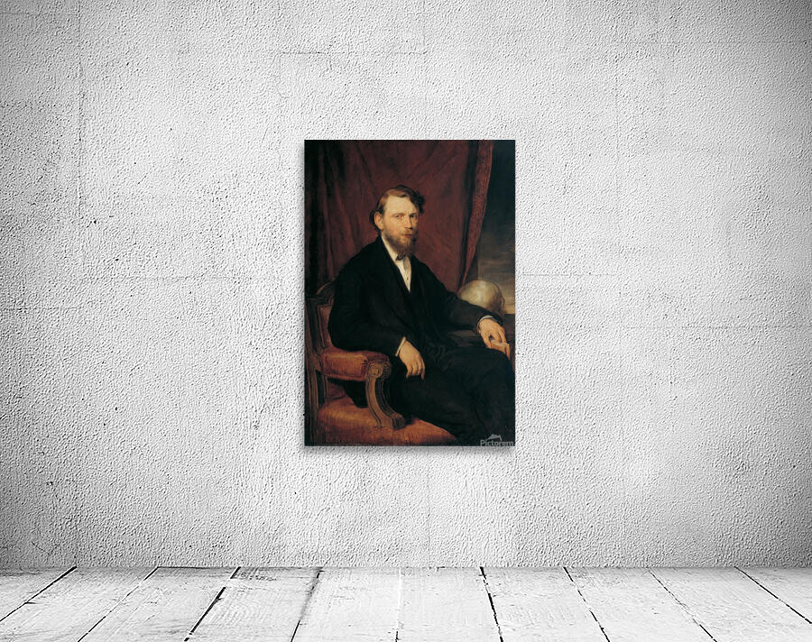 Der Arzt Professor Moriz Benedikt [1876] by Hans Canon [1829–1885] Wall Preview