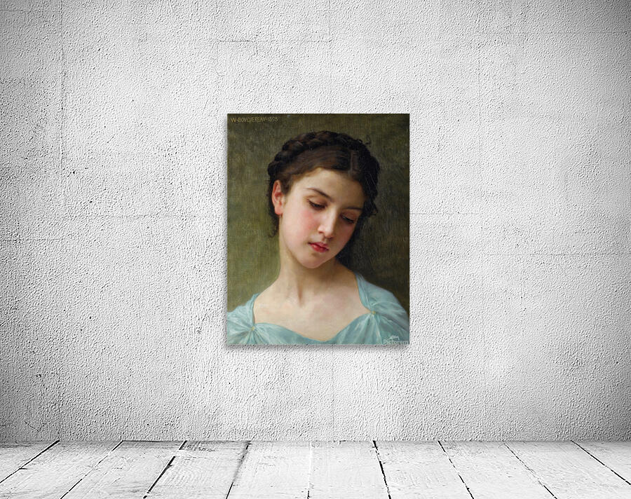 Portrait De Jeune Fille [1898] by William Bouguereau [1825–1905] Wall Preview