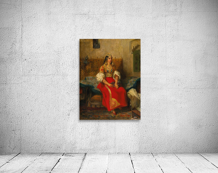 Juive de Tanger en costume d’appart by Eugène Delacroix [1798–1863] Wall Preview