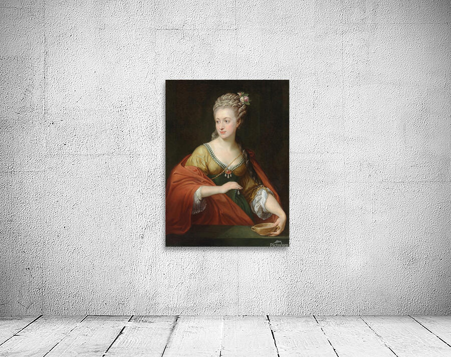 Portrait of a lady. Traditionally identified as Alexandra Evichovna Demidov as Cleopatra by Pompeo Batoni [1708–1787] Wall Preview