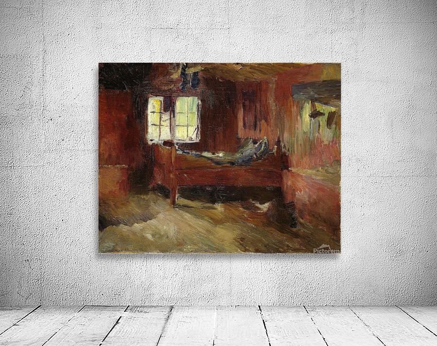 Farm Interior. Strålsjøhaugen [1893] by Harriet Backer [1845–1932] Wall Preview