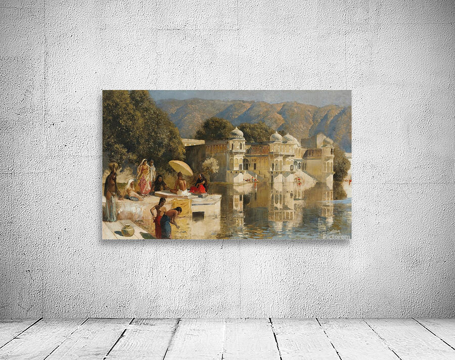 Lake at Oodeypore. India [circa 1893] by Edwin Lord Weeks [1849–1903] Wall Preview