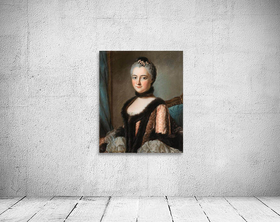 Presumed Portrait Of The Duchesse De Beuvron. Born Rouillé [18th century] by French School [16th–20th Century] Wall Preview