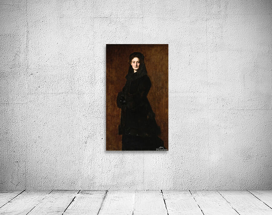 Portrait of Madame Paul Duchesne–Fournet [1879] by Jean–Jacques Henner [1829–1905] Wall Preview