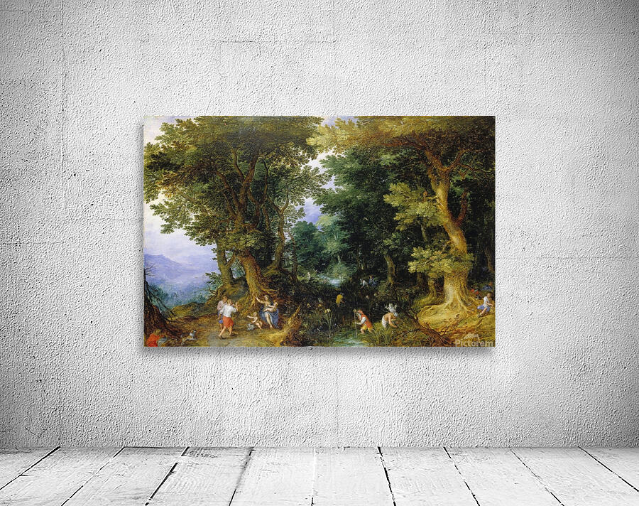 The Mocking of Latona [1601] by Jan Brueghel The Elder [1568–1625] Wall Preview