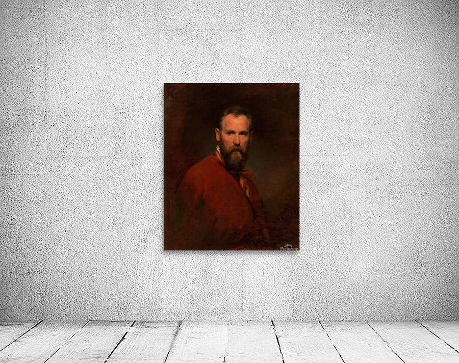 Selbstbildnis Friedrich von Amerling [1855] by Friedrich von Amerling [1803–1887] Wall Preview