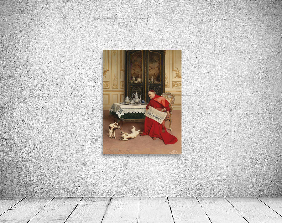 Katzenspiele by Georges Croegaert [1848–1923] Wall Preview