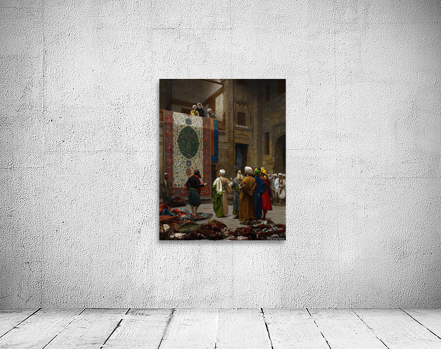 The Carpet Merchant [circa 1887] by Jean–Léon Gérôme [1824–1904] Wall Preview