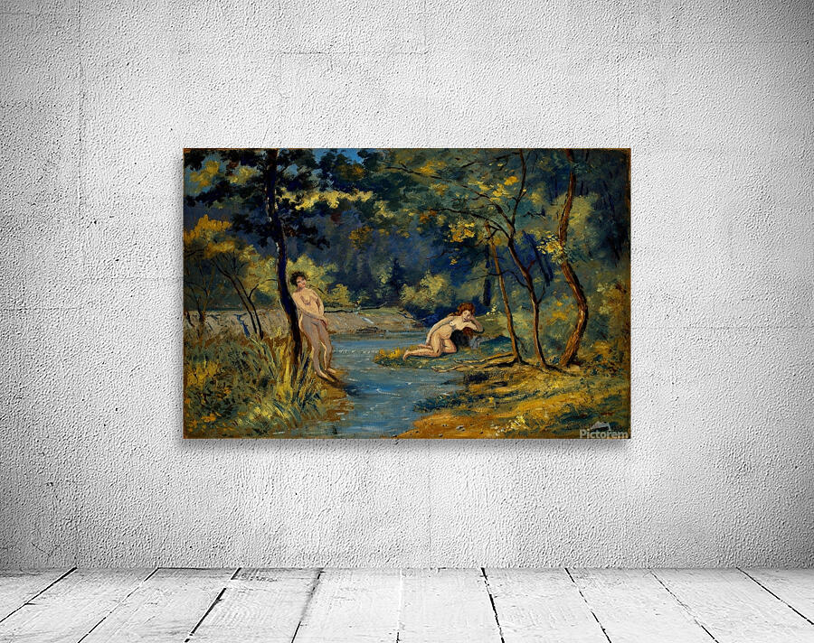 Standing and Reclining Nymphs [1908] by Louis Michel Eilshemius [1864–1941] Wall Preview