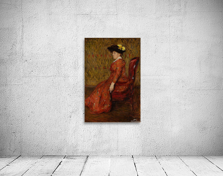 Portrait of the Painter Kitty L. Kielland [1891] by Erik Werenskiold [1855–1938] Wall Preview