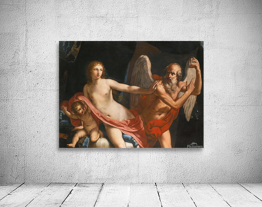 Beauty Fending Off Time by Elisabetta Sirani [1638–1665] Wall Preview