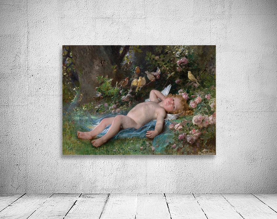 Le réveil de l’amour [1891] by Léon–Jean–Basile Perrault [1832–1908] Wall Preview