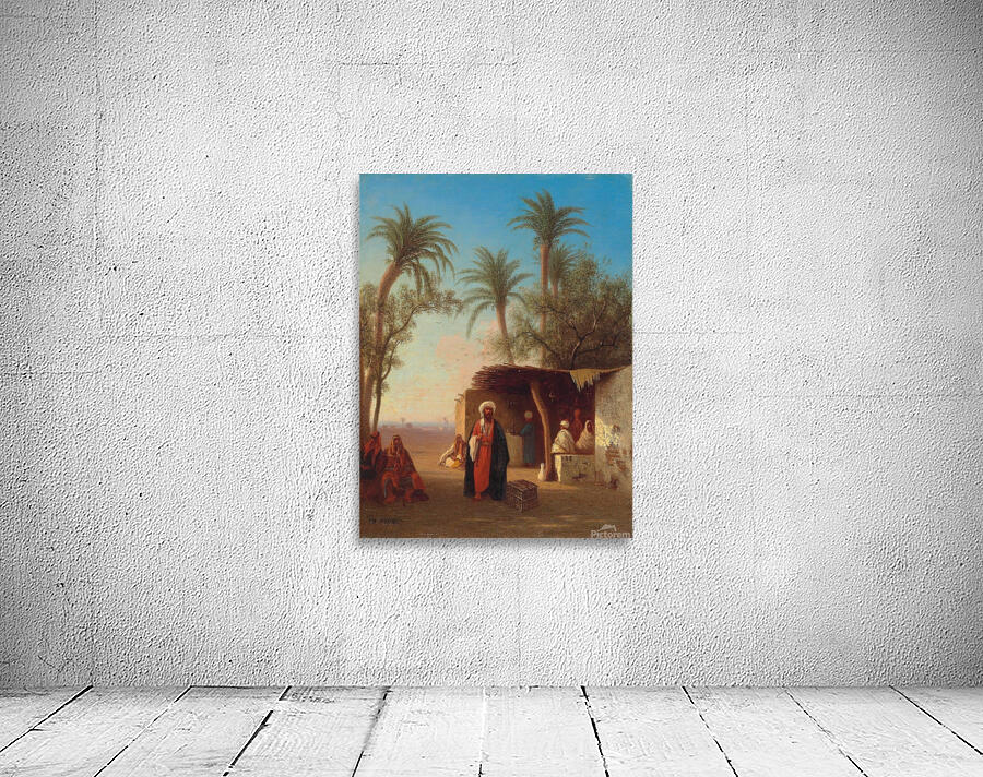 Village in the desert. Algeria by Charles Théodore Frère [1814–1888] Wall Preview