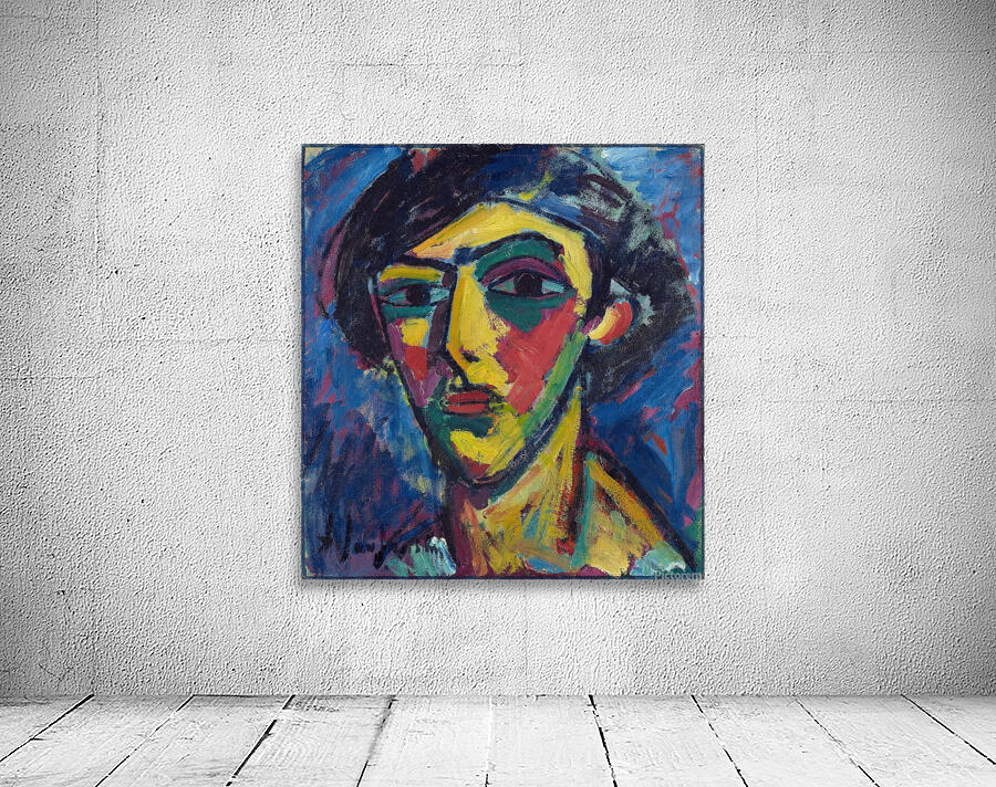 Head Of A Youth [1911] by Alexej von Jawlensky [1864–1941] Wall Preview