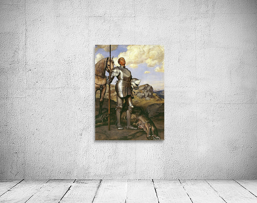 Knight Saint George [1889] by Hans Thoma [1839–1924] Wall Preview