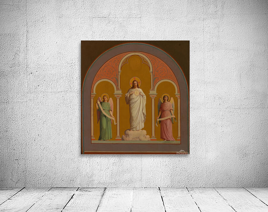 Le Sacré–Coeur [1874] by Savinien Petit [1815–1878] Wall Preview