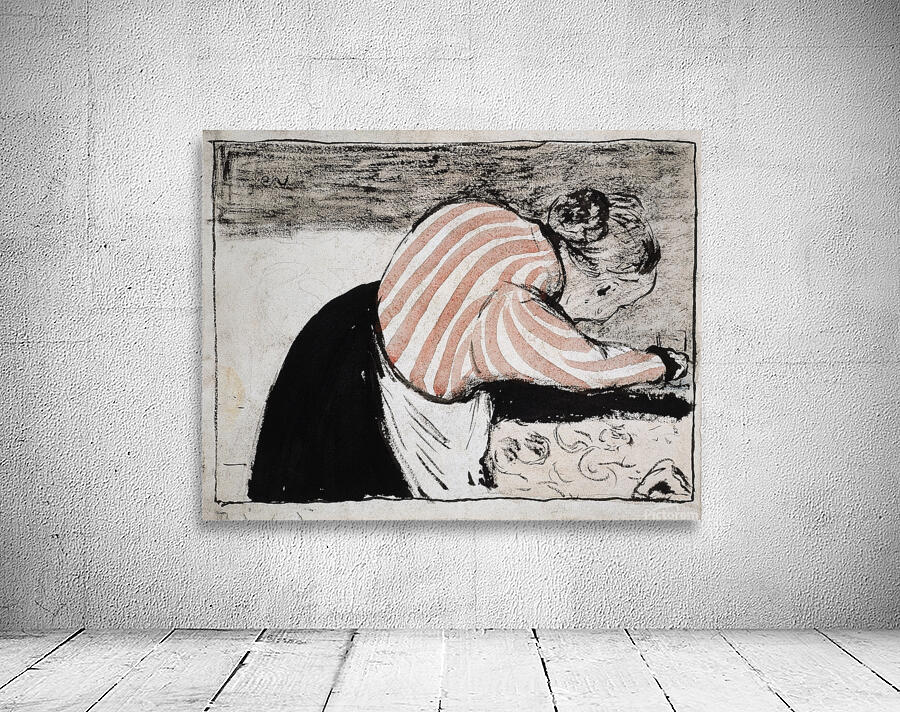 Old woman setting the table by Édouard Vuillard [1868–1940] Wall Preview