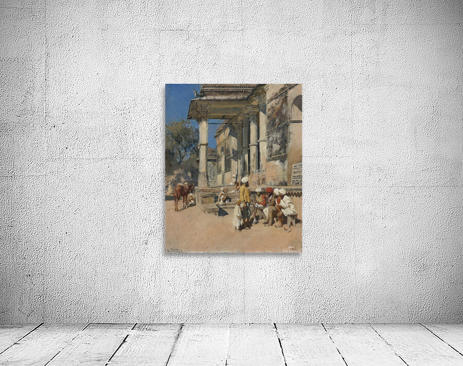 Portico Of A Mosque. Ahmedabad by Edwin Lord Weeks [1849–1903] Wall Preview