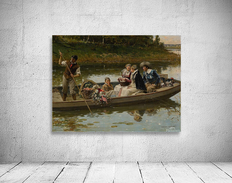 Return from market by Adrien Moreau [1843–1906] Wall Preview