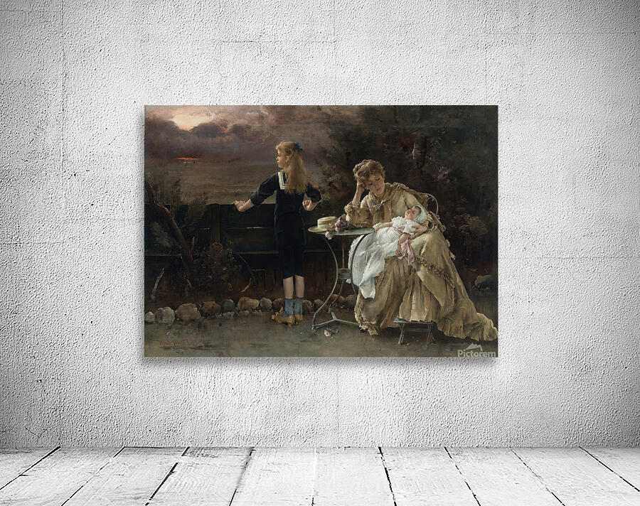 Mère Et Ses Enfants [1883] by Alfred Stevens [1823–1906] Wall Preview